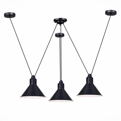 SL1804.403.03 Светильник подвесной ST-Luce Черный/Черный E14 3*60W SL1804.403.03 Светильник подвесной ST-Luce Черный/Черный E14 3*60W