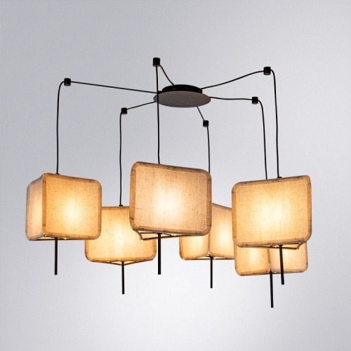 Подвесная люстра Arte Lamp TRIXIE A7084SP-6BK фото 2 Подвесная люстра Arte Lamp TRIXIE A7084SP-6BK фото 2