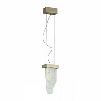ODEON LIGHT EXCLUSIVE 5437/12L HIGHTECH ODL_EX25 081 бронзовый брашинг/металл/смола под алебастр/акрил Подвес LED 12W 3000K 1489Лм FOROS