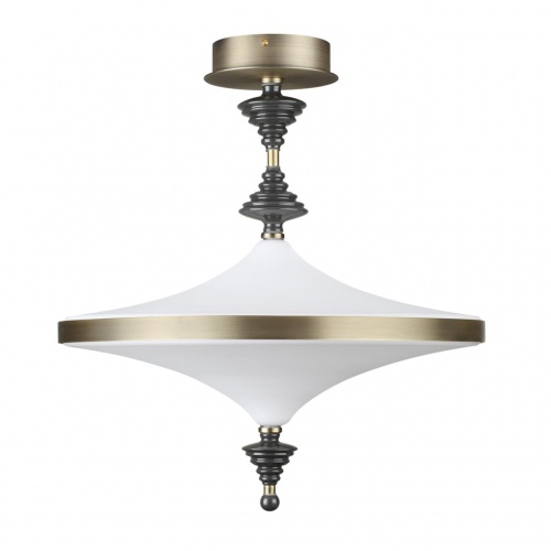 ODEON LIGHT EXCLUSIVE 5404/43CL L-VISION ODL_EX25 027 бронзов.брашированн./черный/стекло/керамика Люстра потолочная LED 43W 3000K ULA