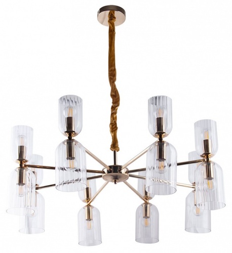 Подвесная люстра Arte Lamp CHARM A1623LM-16GO фото 2 Подвесная люстра Arte Lamp CHARM A1623LM-16GO фото 2