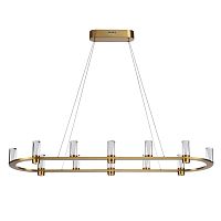 ODEON LIGHT 7144/65L HIGHTECH ODL26 515 Подвесной светильник античная бронза/акрилл/металл IP20 LED 69W 3830Лм 3000K 180° 220V DEFANCE