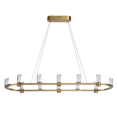 ODEON LIGHT 7144/65L HIGHTECH ODL26 515 Подвесной светильник античная бронза/акрилл/металл IP20 LED 69W 3830Лм 3000K 180° 220V DEFANCE