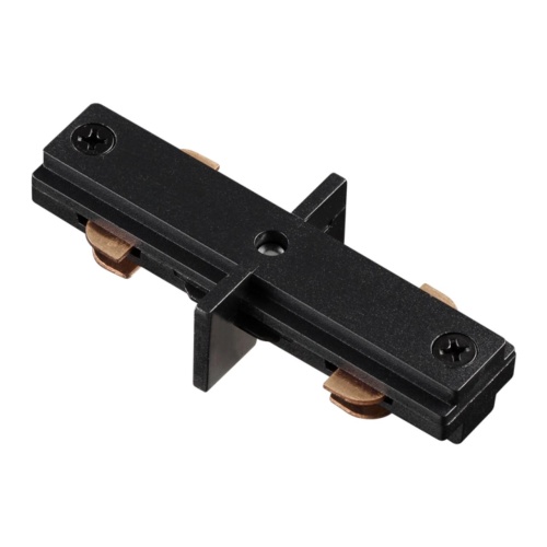 NOVOTECH 135007 PORT NT18 255 черный Соединитель внутренний с токопроводом для однофазного трехжильного шинопровода IP20