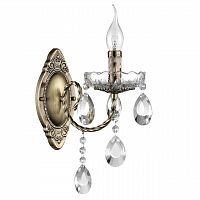 LUMION 8190/1W CLASSI LN26 094 античная бронза, металл/хрусталь Бра E14 1*40W 220V LINN