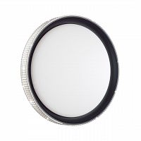 3049/DL PALE SN 183 Светильник пластик/белый/черный LED 48Вт 3000-6300K D395 IP43 пульт ДУ SHINY