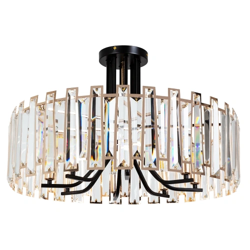 Потолочная люстра Arte Lamp AMBER A1028PL-8BK Потолочная люстра Arte Lamp AMBER A1028PL-8BK