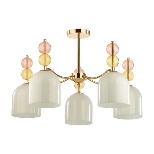 LUMION 4589/5C MODERNI LN26 148 золотой Люстра потолочная E27 5*40W 220V GILLIAN