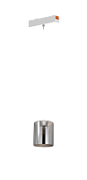 Светильник трековый SLIM, 48В 6W белый 2700-6000К P-SLIM-150GLBL-6-CCT