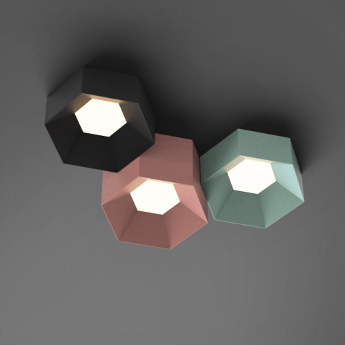 Потолочный светильник HEXAGON A H13 Light green фото 20 Потолочный светильник HEXAGON A H13 Light green фото 20