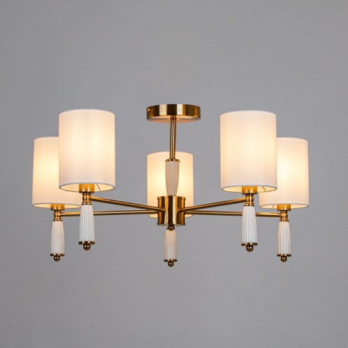 Люстра на штанге Arte Lamp WAVERLEY A4102PL-5PB фото 2 Люстра на штанге Arte Lamp WAVERLEY A4102PL-5PB фото 2