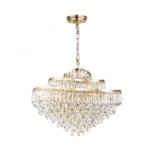 ODEON LIGHT 5073/14 HALL (В 2-х КОРОБКАХ) ODL24 605 золото/прозрачный/металл/хрусталь Люстра E14 14*40W WAYTA