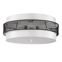 LUMION 8002/6C MODERNI LN25 000 белый, черный металл/металл, текстиль Потолочный светильник Е27 6*60W 220V ANIMAISA