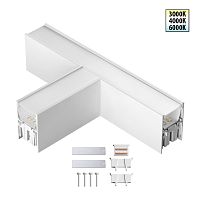 NOVOTECH 359610 OVER NT25 070 белый Светильник соединитель «Т» с переключ. цв. температуры IP20 LED 12W 220-240V 3000К\4000К\6000К FATTO