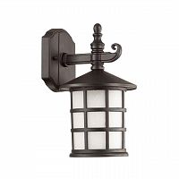 ODEON LIGHT 4042/1W NATURE ODL18 717 черный Уличный настенный светильник IP44 E27 60W 220V HOUSE