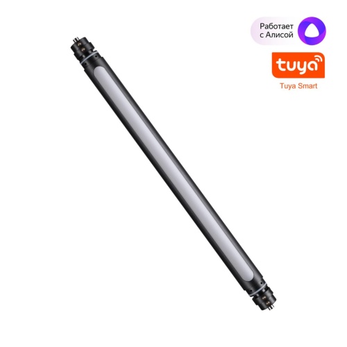 NOVOTECH 359362 KONST NT24 038 черный Светильник диммир. со сменой цв. температ. (управл. - пульт ДУ или прилож. Smart Life) IP20 LED 8W 48V 3000-6000К GLAT