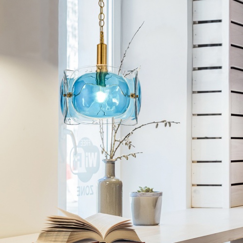 Подвесной светильник TRINO Blue фото 5