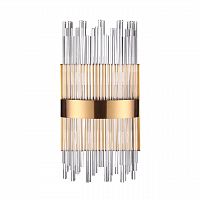 ODEON LIGHT 4722/4W HALL ODL20 647 бронзовый/стекло/прозрачный Бра G9 4*33W 220V FOCCO