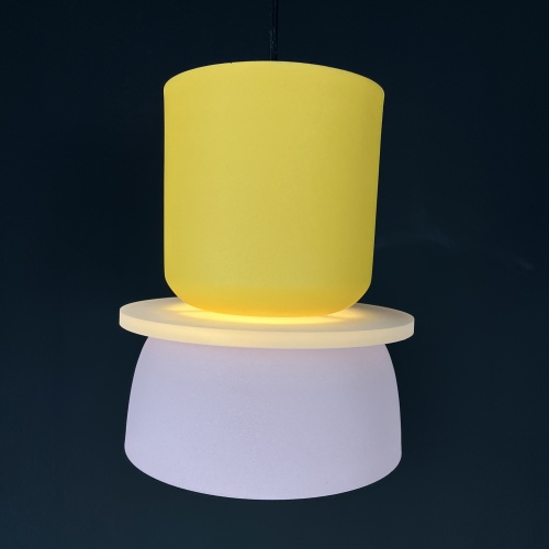 Подвесной светильник ILO D18,5 yellow/pink фото 2 Подвесной светильник ILO D18,5 yellow/pink фото 2