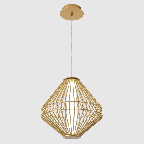 Светильник подвесной Crystal Lux CUADRA SP15W LED GOLD фото 4