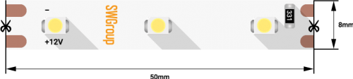 Лента со скотчем 3М светодиодная стандарт 3528, 60 LED/м, 4,8 Вт/м, 12В , IP20, Цвет: Синий Лента со скотчем 3М светодиодная стандарт 3528, 60 LED/м, 4,8 Вт/м, 12В , IP20, Цвет: Синий