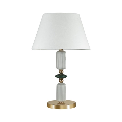 ODEON LIGHT EXCLUSIVE 4861/1TC CLASSIC ODL_EX22 133 золотой/раноцветн.керамика/абажур Настольная лампа E27 1*60W 4861/1TC CANDY