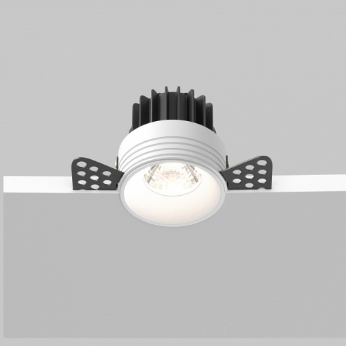 Встраиваемый светильник Maytoni Technical Round DL058-7W4K-TRS-W фото 7