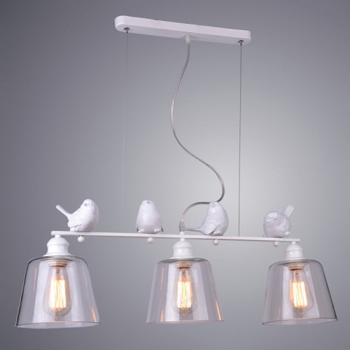 Подвесной светильник Arte Lamp PASSERO A4289SP-3WH фото 2 Подвесной светильник Arte Lamp PASSERO A4289SP-3WH фото 2