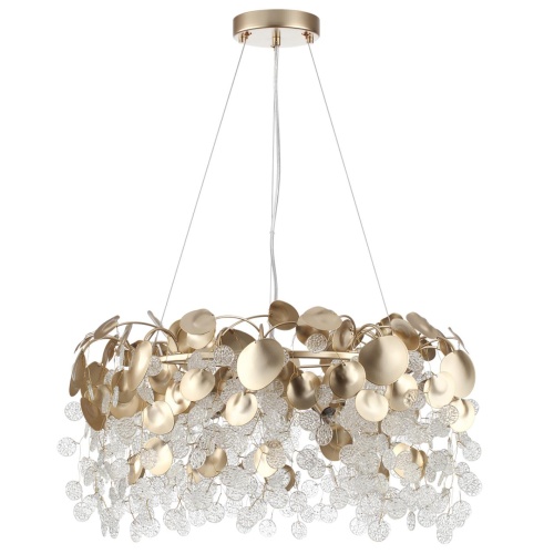 ODEON LIGHT 5104/8 CLASSIC ODL26 633 металл/стекло Люстра E14 8*40W 220В IP20 COINS