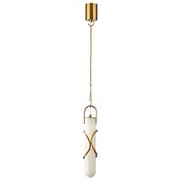 ODEON LIGHT 6672/10L L-VISION ODL26 Подвесной светильник  белый/алебастр/бронз/металл IP20 LED 10W 3000K 220-240V PARMA