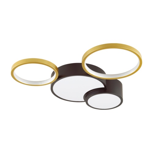 LUMION 5255/64CL LEDIO LN23 000 черный, матовое золото Люстра потолочная диммир. с ДУ LED 64W 220V NORBERT LUMION 5255/64CL LEDIO LN23 000 черный, матовое золото Люстра потолочная диммир. с ДУ LED 64W 220V NORBERT