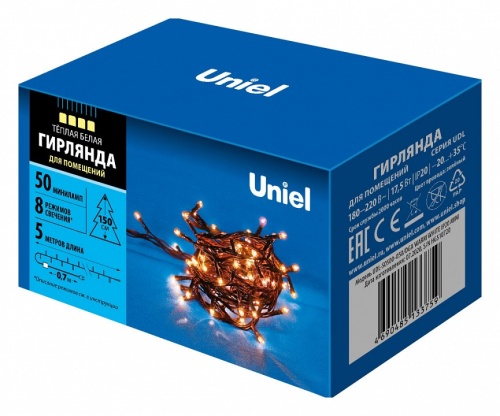 Гирлянда Нить Uniel UDL-S0500 UL-00007189 фото 4 Гирлянда Нить Uniel UDL-S0500 UL-00007189 фото 4