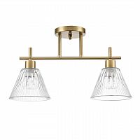 LUMION 8188/2C COMFI LN26 218 латунь/прозрачный, металл/стекло Потолочный светильник E27 2*60W 220V VIVIAN