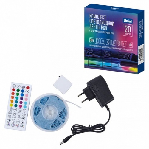 Комплект с лентой светодиодной Uniel UL-00012816 фото 2 Комплект с лентой светодиодной Uniel UL-00012816 фото 2