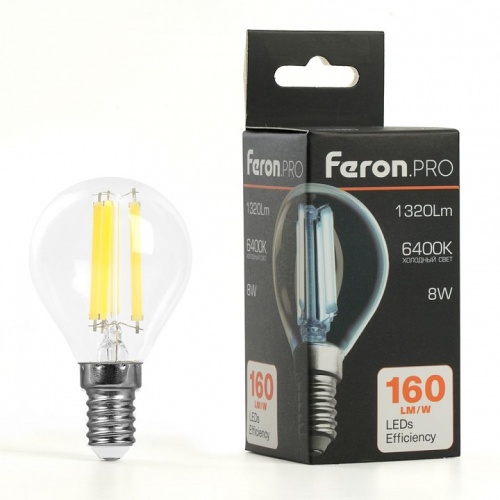 Лампа светодиодная Feron LB-1708 E14 8Вт 6400K 51261 фото 4