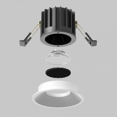 Встраиваемый светильник Maytoni Technical Round DL058-12W-DTW-W фото 5