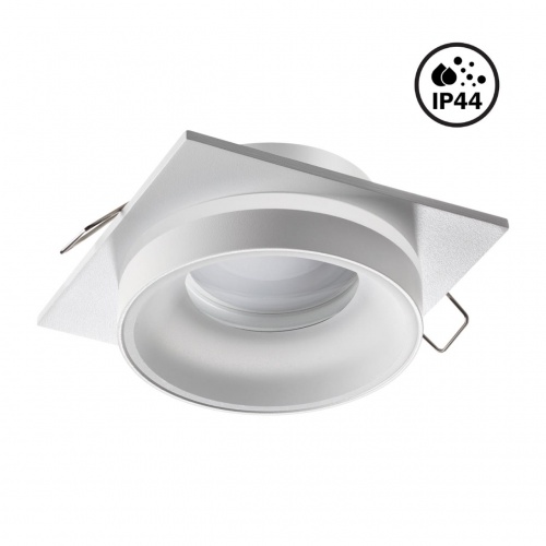 NOVOTECH 370785 SPOT NT21 594 белый Светильник встраиваемый влагозащищенный IP44 GU10 9W 220V WATER