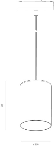 Светильник трековый SLIM, 48В 6W белый 2700-6000К P-SLIM-150GLBL-6-CCT фото 2
