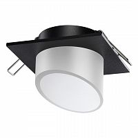 370898 SPOT NT22 581 черный Светильник встраиваемый IP20 GU10 9W 220V LIRIO