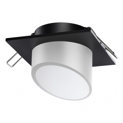 370898 SPOT NT22 581 черный Светильник встраиваемый IP20 GU10 9W 220V LIRIO