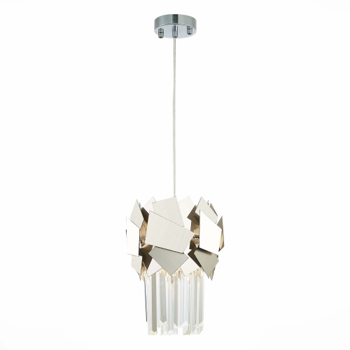 SL1232.103.01 Подвес ST-Luce Хром/Прозрачный, Хром E14 1*60W SL1232.103.01 Подвес ST-Luce Хром/Прозрачный, Хром E14 1*60W