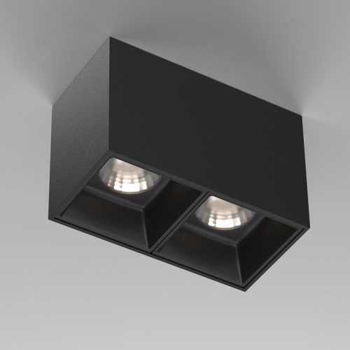 Накладной светильник Maytoni Technical Alfa LED C065CL-02-L12W4K-B фото 2 Накладной светильник Maytoni Technical Alfa LED C065CL-02-L12W4K-B фото 2