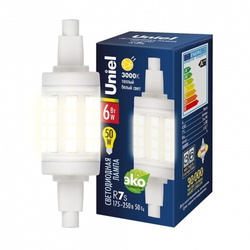 Лампа светодиодная Uniel LED-J78 R7s 6Вт 3000K UL-00001554 фото 2 Лампа светодиодная Uniel LED-J78 R7s 6Вт 3000K UL-00001554 фото 2