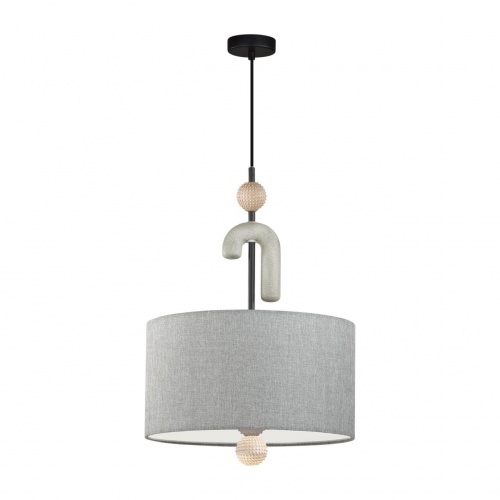 ODEON LIGHT EXCLUSIVE 5410/3 MODERN ODL_EX24 115 черный матов./серый/металл/полирезин/ткань Подвес E14 3*40W BAGEL