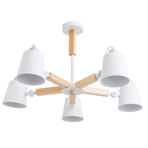 Люстра на штанге Arte Lamp OSCAR A7141PL-5WH Люстра на штанге Arte Lamp OSCAR A7141PL-5WH