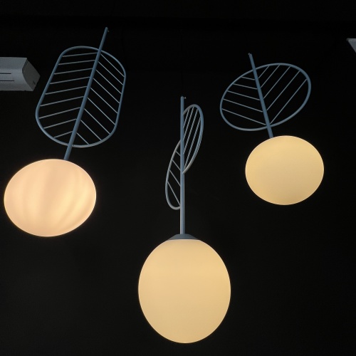 Подвесной светильник LEAF C Голубой фото 7