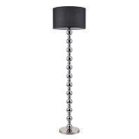 LUMION 8079/1F NEOCLASSI LN26 467 хром/черный металл/текстиль Торшер E27 1*60W 220V NAVILA