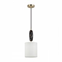 ODEON LIGHT EXCLUSIVE 5424/1 MODERN ODL_EX24 000 золотой/черный/белый/металл/керамика/ткань Подвес E14 1*40W POLLEN