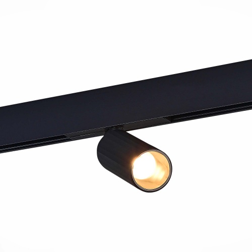 ST807.436.12 Магнитный трековый светильник Черный LED 1*12W 3000K 550Lm Ra>90 IP20 D50xH173 48VV ST807.436.12 Магнитный трековый светильник Черный LED 1*12W 3000K 550Lm Ra>90 IP20 D50xH173 48VV