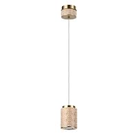 ODEON LIGHT EXCLUSIVE 5453/5L L-VISION ODL_EX26 011 светлая бронза/бежевый/металл/керамика/акрил Подвес LED 5W 3000K LULU